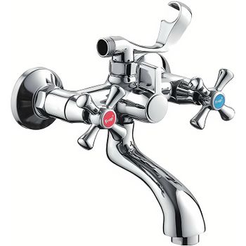 Смеситель для ванны Frap H732 F32732-B Хром — фото 1, Смеситель для ванны