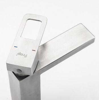 Смеситель для раковины Frap H804 F10804 Нержавеющая сталь — фото 6, Смесители для раковины