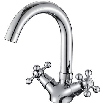 Смеситель для раковины Orange Classic Pro M72-011cr Хром — фото 1, Смесители для раковины