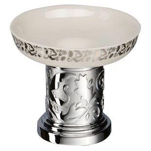 Мыльница Schein Carving 7065007 Хром — фото 1, Мыльницы