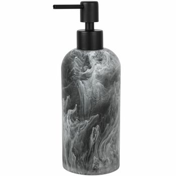 Дозатор для жидкого мыла WasserKRAFT Neime K-1999 Черный Белый — фото 1, Дозаторы