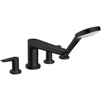 Смеситель на борт ванны Hansgrohe Talis E 71748670 Черный матовый — фото 1, Смесители на борт ванны