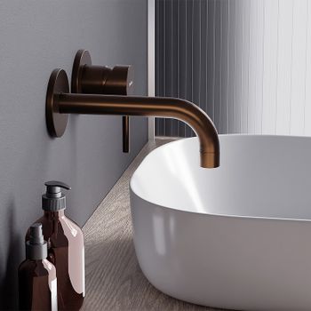 Смеситель для раковины Damixa Scandinavian Pure 360260500 Розовое золото — фото 2, Смесители для раковины