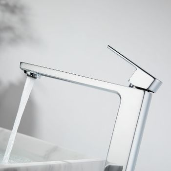 Смеситель для раковины Vincea Next VBF-1N2CH Хром — фото 9, Смесители для раковины