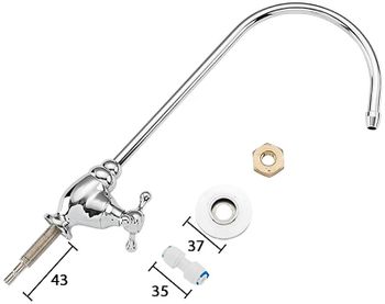 Товар: Кран для одного типа воды Frap H52 F1052-9 Хром - фото 3 Кран для одного типа воды Frap H52 F1052-9 Хром — фото 3, Краны