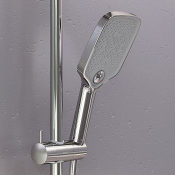 Душевая система Damixa Gala 953800000 с термостатом Хром — фото 5, Душевые стойки