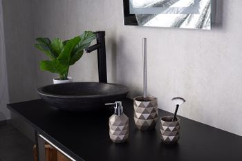 Дозатор для жидкого мыла Ridder Joyce 2165507 Серый металлик — фото 2, Дозаторы