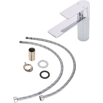 Смеситель для раковины Orange Berni M09-021cr Хром — фото 4, Смесители для раковины