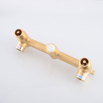 Смеситель для раковины Vincea Groove VBFW-4G1BG4 Брашированное золото — фото 4, Смесители для раковины