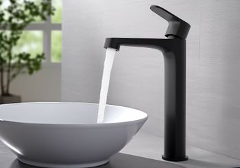 Смеситель для раковины Aquatek Оберон AQ1204MB Черный матовый — фото 5, Смесители для раковины