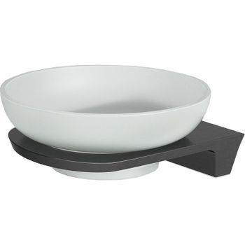 Мыльница WasserKRAFT Wiese K-8929 Оружейная сталь — фото 1, Мыльницы