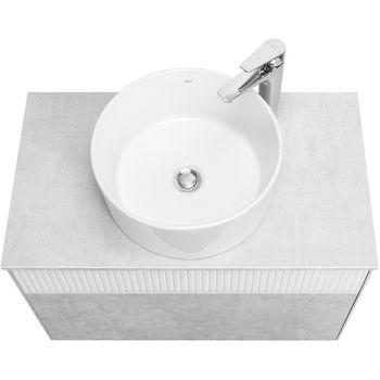 Тумба под раковину Aquaton Марбл 80 1A276201MH4C0 подвесная Слэйт Белый матовый — фото 16, Тумбы под раковину