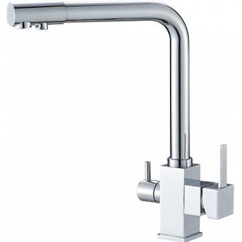 Смеситель для кухни ZorG Steel Hammer SH 805 CR Хром — фото 1, Смесители для кухни