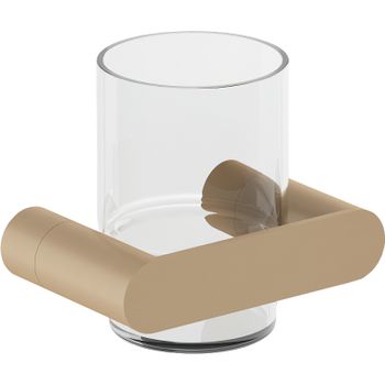 Стакан для зубных щеток Nofer Verona 16881.G Золото матовое — фото 1, Стаканы для зубных щеток