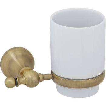 Стакан для зубных щеток Veragio Gialetta VR.GIL-6440.BR Бронза — фото 1, Стаканы для зубных щеток