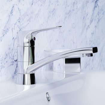 Смеситель для раковины Damixa Jupiter 770220001 Хром — фото 7, Смесители для раковины