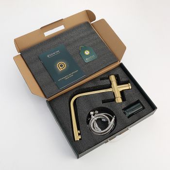 Смеситель для кухни Splenka S70.61.03 Золото матовое — фото 11, Смесители для кухни