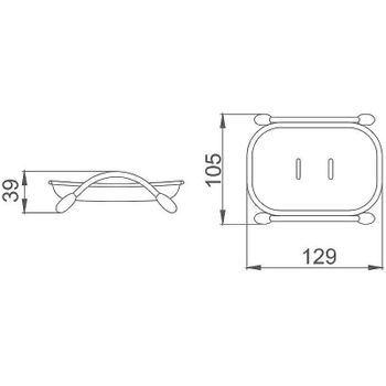 Товар: Мыльница Haiba HB332 Фиолетовая - фото 2 Мыльница Haiba HB332 Фиолетовая — фото 2, Мыльницы