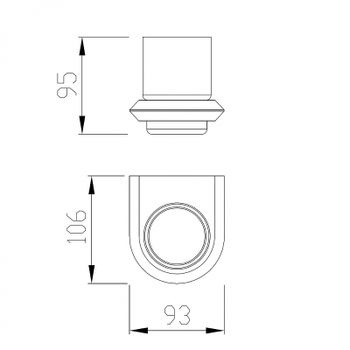 Стакан для зубных щеток Abber Nord AA1556 Хром — фото 3, Стаканы для зубных щеток