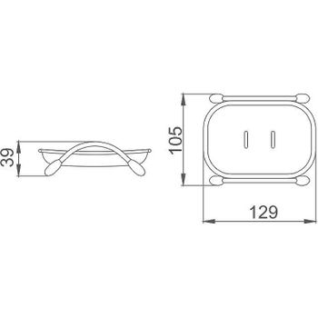 Товар: Мыльница Haiba HB333-1 Синяя - фото 2 Мыльница Haiba HB333-1 Синяя — фото 2, Мыльницы