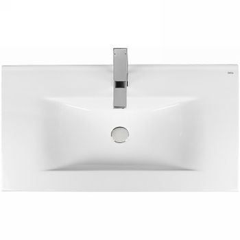 Тумба с раковиной Bond Cube 80 T01805-S05W подвесная Белая матовая — фото 12, Тумбы с раковиной