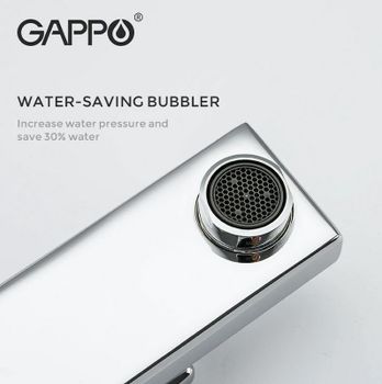Товар: Смеситель для раковины Gappo G18 G1018-1 Хром - фото 7 Смеситель для раковины Gappo G18 G1018-1 Хром — фото 7, Смесители для раковины