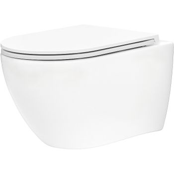 Унитаз Tece Spring R 9700998 подвесной с сиденьем Микролифт — фото 1, Подвесные унитазы