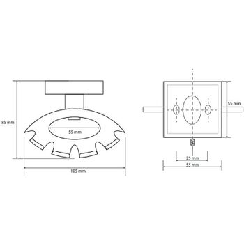 Держатель для зубных щеток Bemeta Beta 132110032 Хром — фото 2, Стаканы для зубных щеток