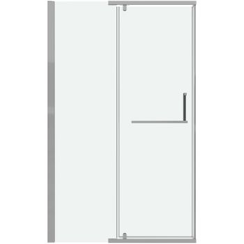 Душевая дверь Grossman Pragma 110 100.K33.03.110.10.00 профиль Хром стекло прозрачное — фото 1, Распашные душевые двери