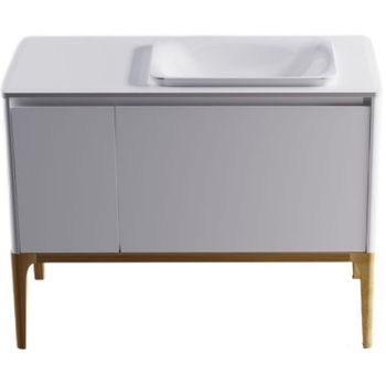 Подвесной шкаф Astra Form Капелла 30 03110003 распашной Белый — фото 2, Шкафы для ванной