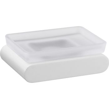 Мыльница Remer Lounge LN10BO Белая матовая — фото 1, Мыльницы