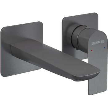 Смеситель для раковины Berges Ventas S 076014 Оружейная сталь — фото 2, Смесители для раковины