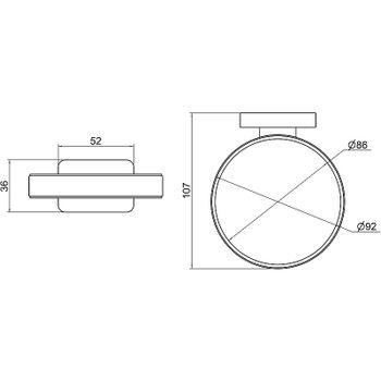 Держатель для фена Schein Klimt 9262MB Черный матовый — фото 2, Держатели для фена