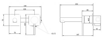 Смеситель для раковины Abber Emotion AF8812 Хром — фото 3, Смесители для раковины