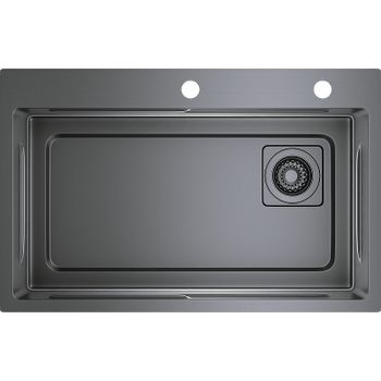 Кухонная мойка Raglo 72 R702.7246.09 Графит матовый — фото 1, Кухонные мойки