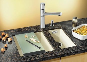 Кухонная мойка Blanco Subline 160-U 523400 Белая — фото 2, Кухонные мойки