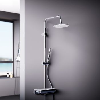 Душевая система Damixa Scandinavian Pure 936780000 Хром — фото 2, Душевые стойки