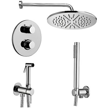 Комплект смесителей Paffoni Light KITZLIQ018CR Хром — фото 1, Готовые комплекты для ванной комнаты