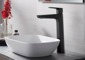 Смеситель для раковины Aquatek Бетта AQ1104MB Черный матовый — фото 2, Смесители для раковины