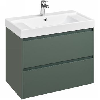 Тумба под раковину Roca Ona 80 A857630513 подвесная Зеленая матовая — фото 1, Тумбы под раковину