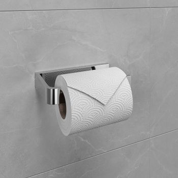 Держатель туалетной бумаги Lemark Smooth Line 9721007 Хром — фото 2, Держатели туалетной бумаги