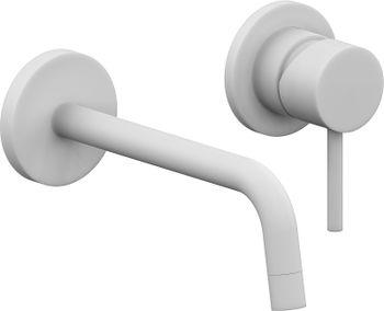 Комплект смесителей Paffoni Light KITLIQ018BO006 Белый матовый — фото 3, Готовые комплекты для ванной комнаты