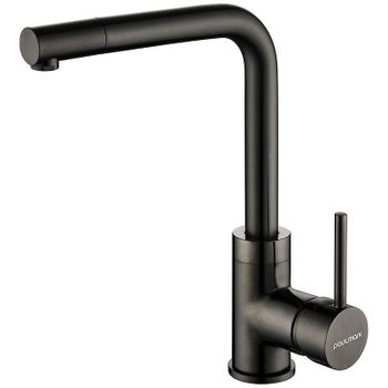 Смеситель для кухни Paulmark Honner Ho212018-GM Вороненая сталь — фото 1, Смесители для кухни
