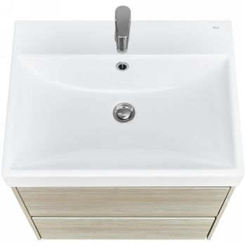 Тумба под раковину Roca Ona 60 A857613512 подвесная Светлый дуб — фото 4, Тумбы под раковину