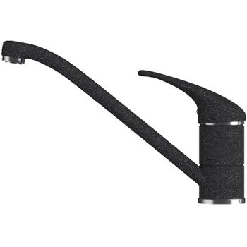 Смеситель для кухни Polygran Низкий №16 726323 Черный — фото 1, Смесители для кухни