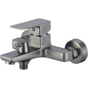 Смеситель для ванны Olive's Navarra 25201NRGM Оружейная сталь — фото 1, Смеситель для ванны