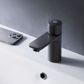 Смеситель для раковины AM.PM X-Joy F85A02522 Черный матовый — фото 2, Смесители для раковины