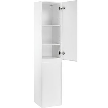 Шкаф пенал Veedi Prestige 35 PRS000P-R подвесной Белый — фото 3, Пеналы для ванной комнаты