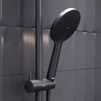 Ручной душ Damixa Jupiter 977020300 Черный матовый — фото 2, Лейки для душа