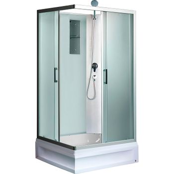 Душевая кабина River Quadro 100x80 МТ Б/К 10000002985 с поддоном — фото 1, Душевые кабины